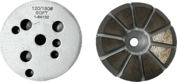 3" Metal Disc for Trapezoid Quick Change Grinders (MD-TQC)