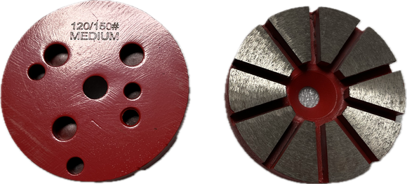 3" Metal Disc With Multi Holes for Trapezoid Quick Change Grinders(MD-TQC)