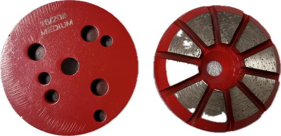 3" Metal Disc for Trapezoid Quick Change Grinders (MD-TQC)