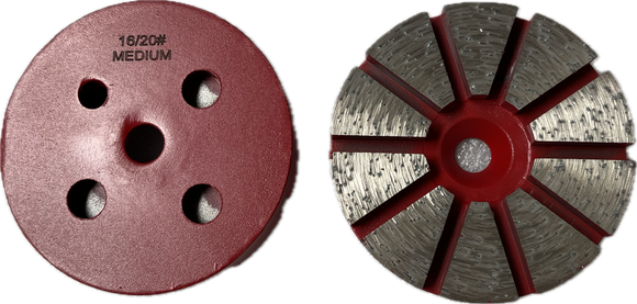 3" Metal Disc With Multi Holes for Trapezoid Quick Change Grinders(MD-TQC)