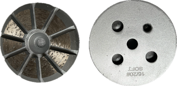 3" Metal Disc for Trapezoid Quick Change Grinders (MD-TQC)