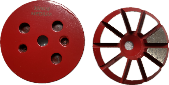 3" Metal Disc for Trapezoid Quick Change Grinders (MD-TQC)