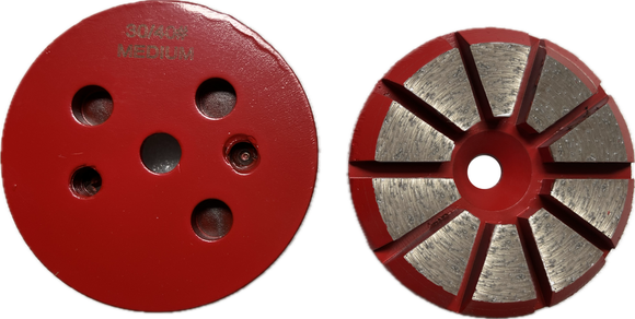 3" Metal Disc for Trapezoid Quick Change Grinders (MD-TQC)