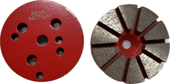 3" Metal Disc With Multi Holes for Trapezoid Quick Change Grinders(MD-TQC)