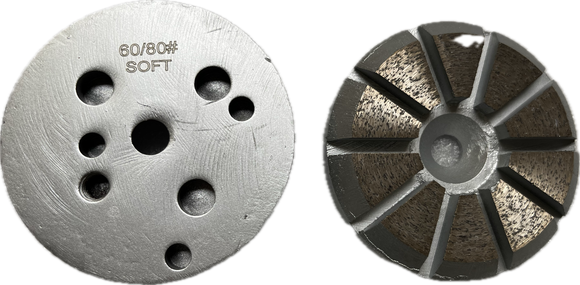 3" Metal Disc for Trapezoid Quick Change Grinders (MD-TQC)