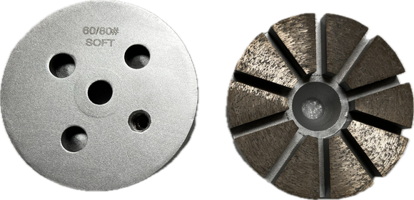 3" Metal Disc With Multi Holes for Trapezoid Quick Change Grinders(MD-TQC)