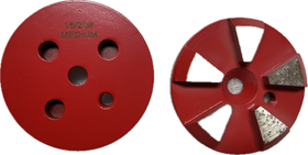 3" Metal Disc With Multi Holes for Trapezoid Quick Change Grinders(MD-TQC) - 0