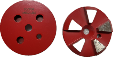 3" Metal Disc for Trapezoid Quick Change Grinders (MD-TQC) - 0