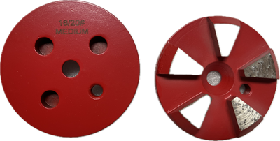 3" Metal Disc With Multi Holes for Trapezoid Quick Change Grinders(MD-TQC) - 0