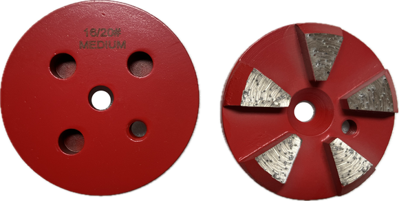 3" Metal Disc for Trapezoid Quick Change Grinders (MD-TQC)