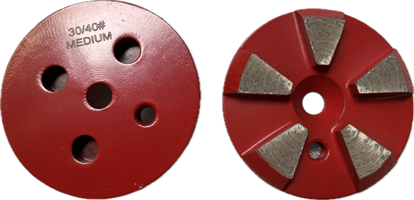 3" Metal Disc for Trapezoid Quick Change Grinders (MD-TQC)