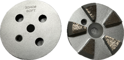3" Metal Disc for Trapezoid Quick Change Grinders (MD-TQC)