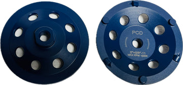 5"–7" PCD Hand Grinder Cup Wheel with Segment Protection