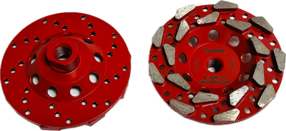 Tri Angle (Double Pine Nuts) Segments Cup Wheel