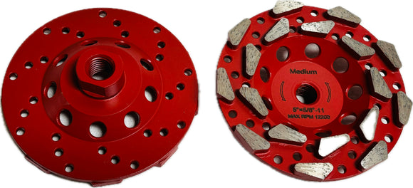 Tri Angle (Double Pine Nuts) Segments Cup Wheel