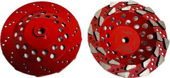 Tri Angle (Double Pine Nuts) Segments Cup Wheel