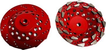 5"–7" Triangle Segment Cup Wheel (Double Pine Nuts) - 0