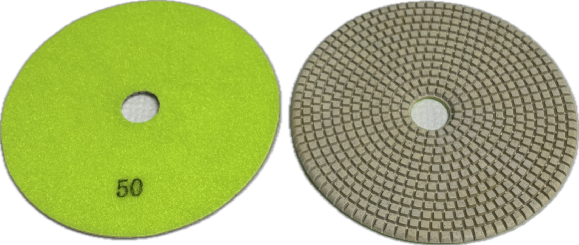 5 - 7 inch Flexible Resin Bond / Honeycomb Dry Polishing Pad