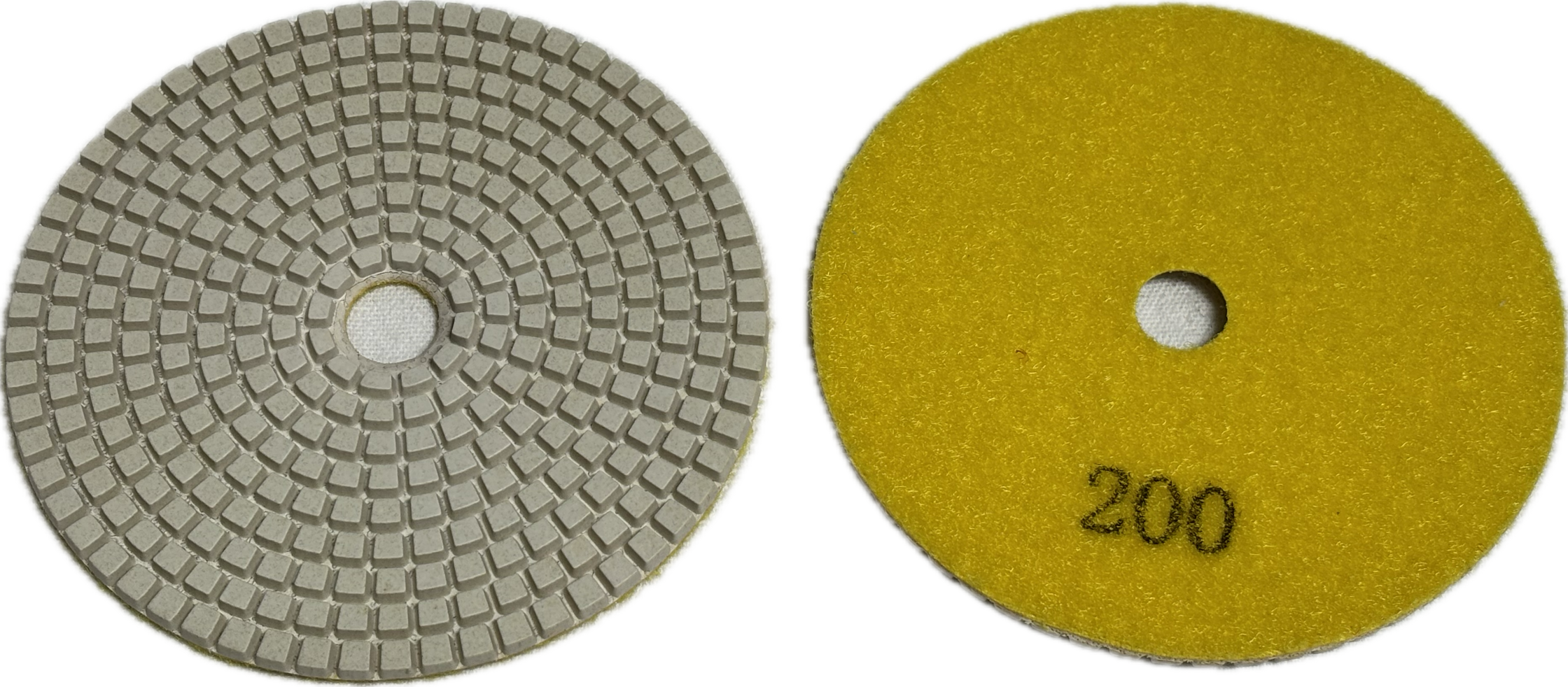 5 - 7 inch Flexible Resin Bond / Honeycomb Dry Polishing Pad