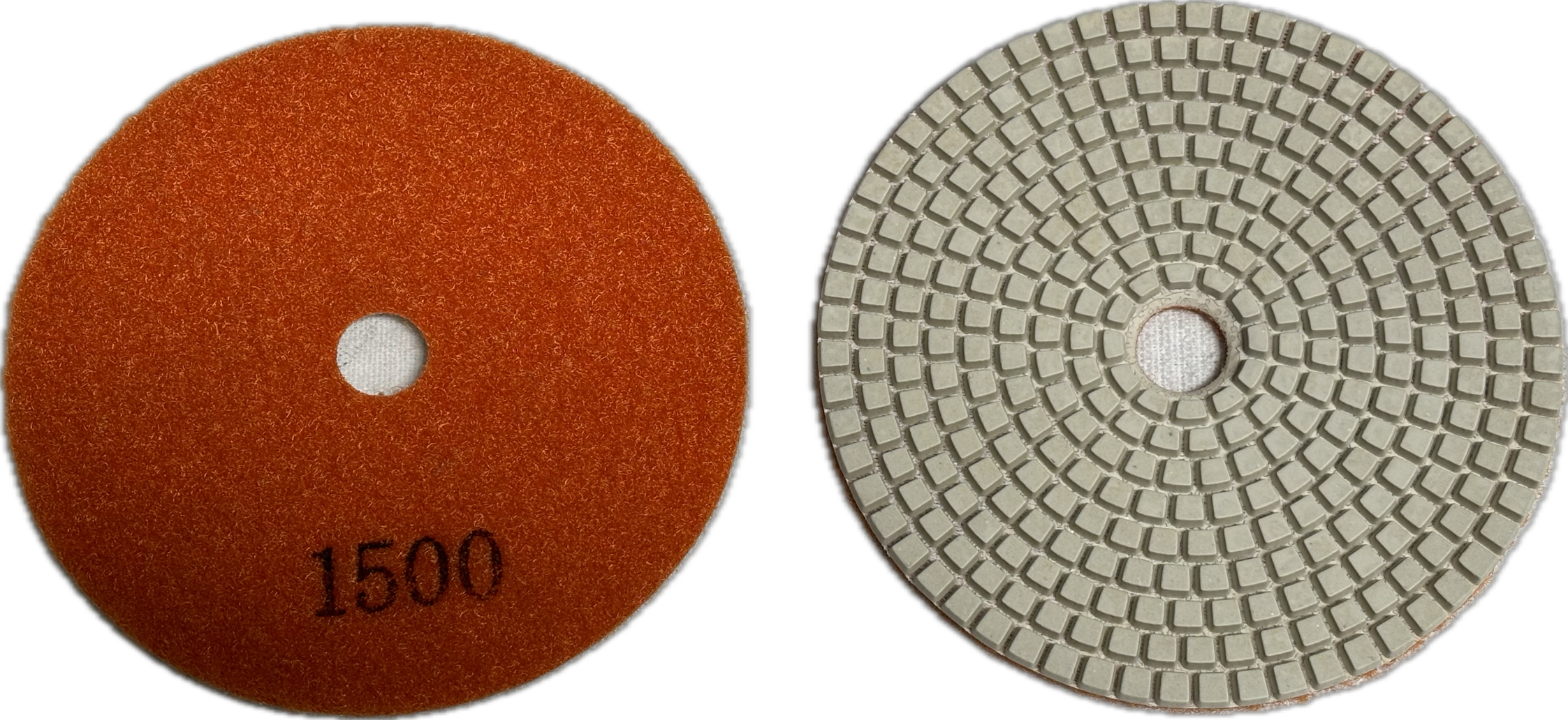 5 - 7 inch Flexible Resin Bond / Honeycomb Dry Polishing Pad