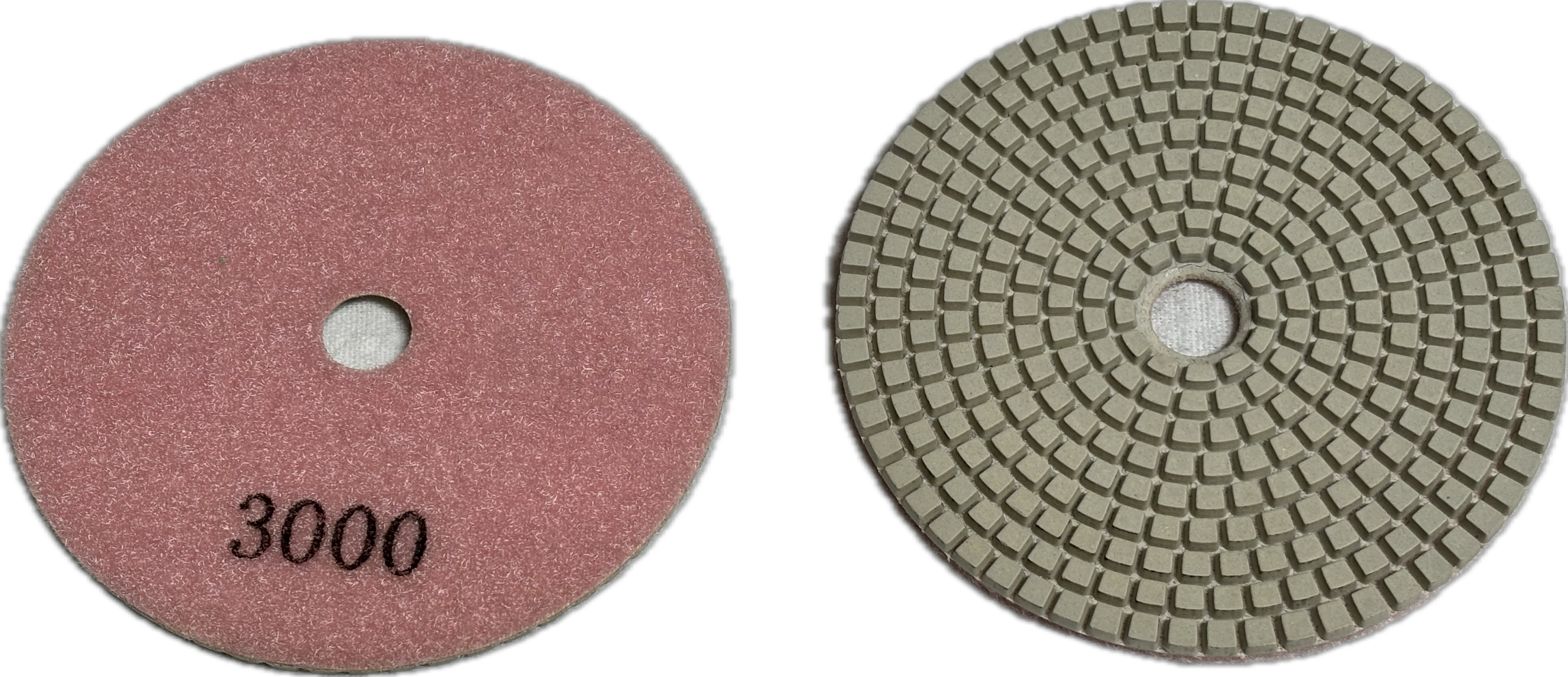 5 - 7 inch Flexible Resin Bond / Honeycomb Dry Polishing Pad