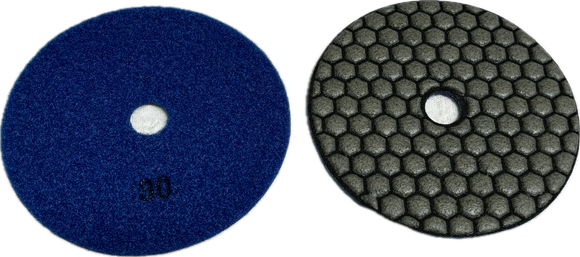 5"~7" Flexible Resin Bond / Honeycomb Dry Polishing Pad