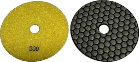 5"~7" Flexible Resin Bond / Honeycomb Dry Polishing Pad