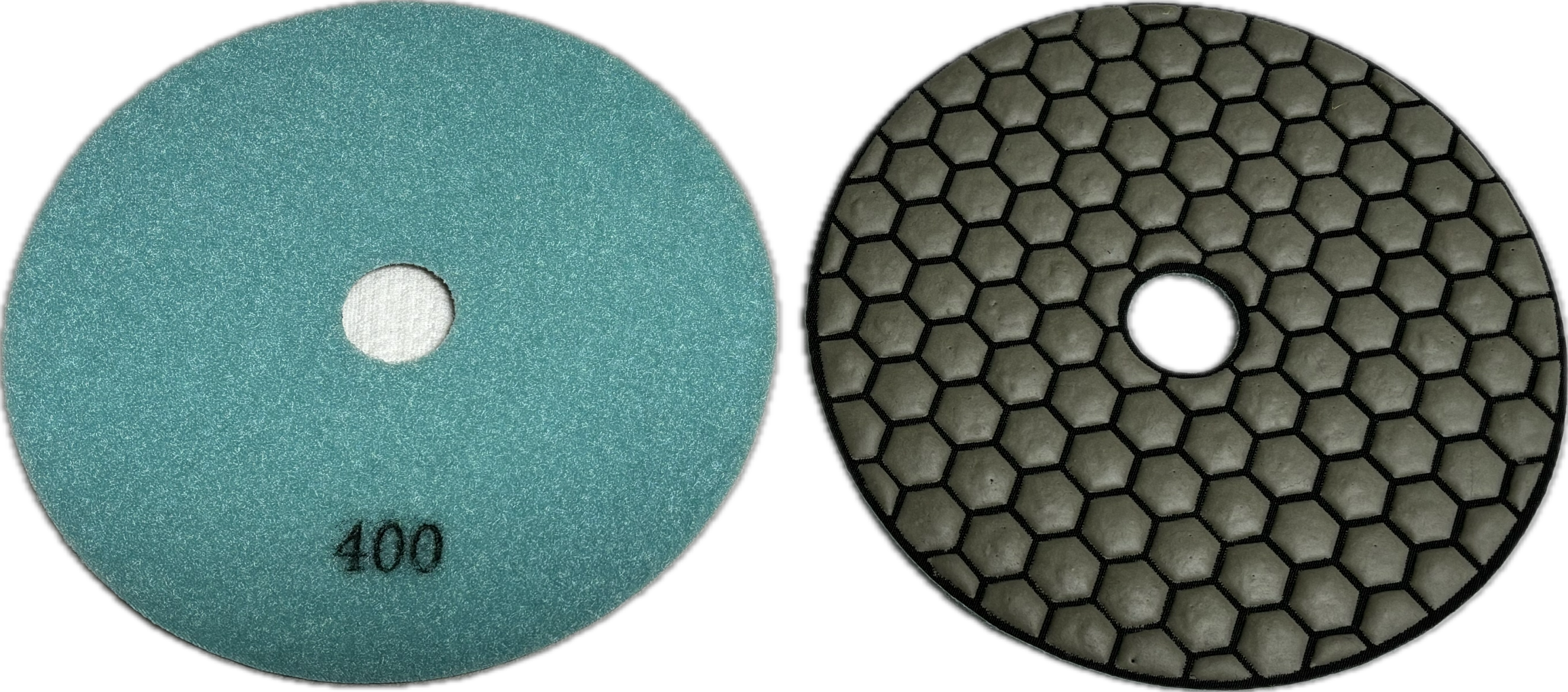 5 - 7 inch Flexible Resin Bond / Honeycomb Dry Polishing Pad