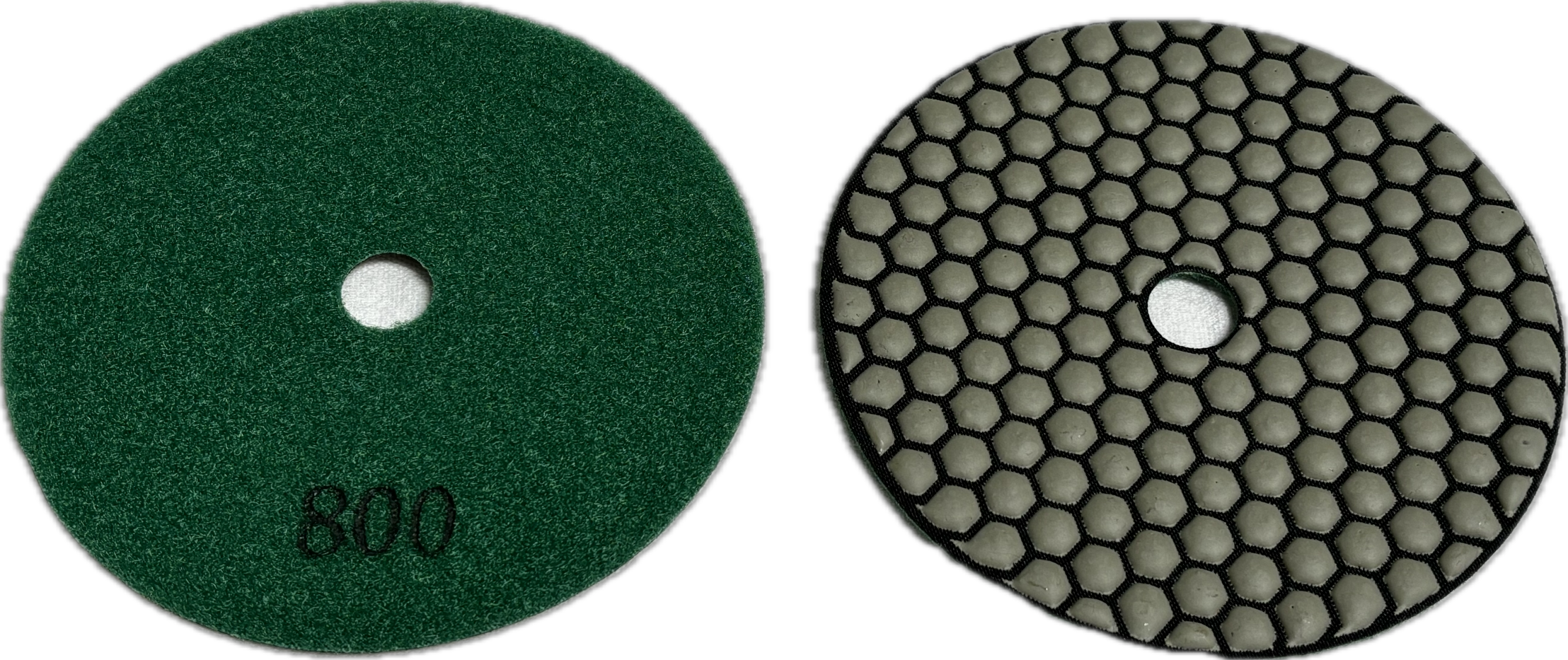 5 - 7 inch Flexible Resin Bond / Honeycomb Dry Polishing Pad