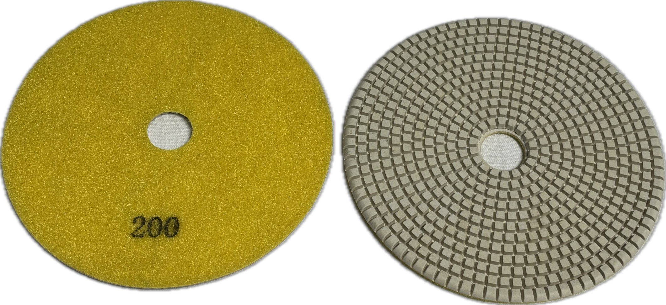 5 - 7 inch Flexible Resin Bond / Honeycomb Dry Polishing Pad