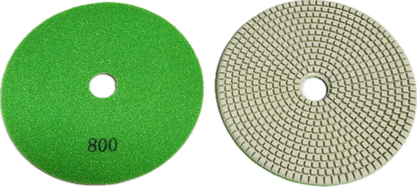 5 - 7 inch Flexible Resin Bond / Honeycomb Dry Polishing Pad