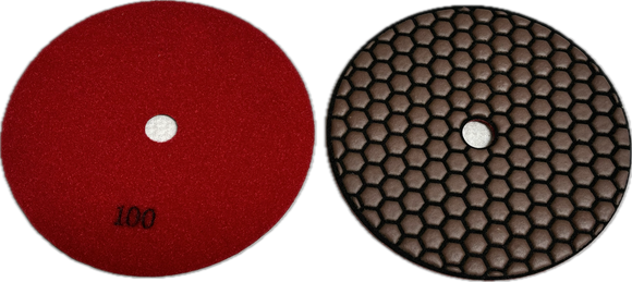 5"~7" Flexible Resin Bond / Honeycomb Dry Polishing Pad
