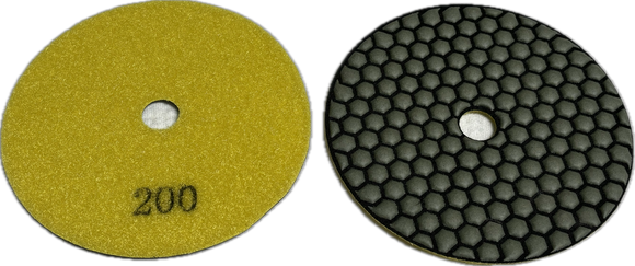 5"~7" Flexible Resin Bond / Honeycomb Dry Polishing Pad