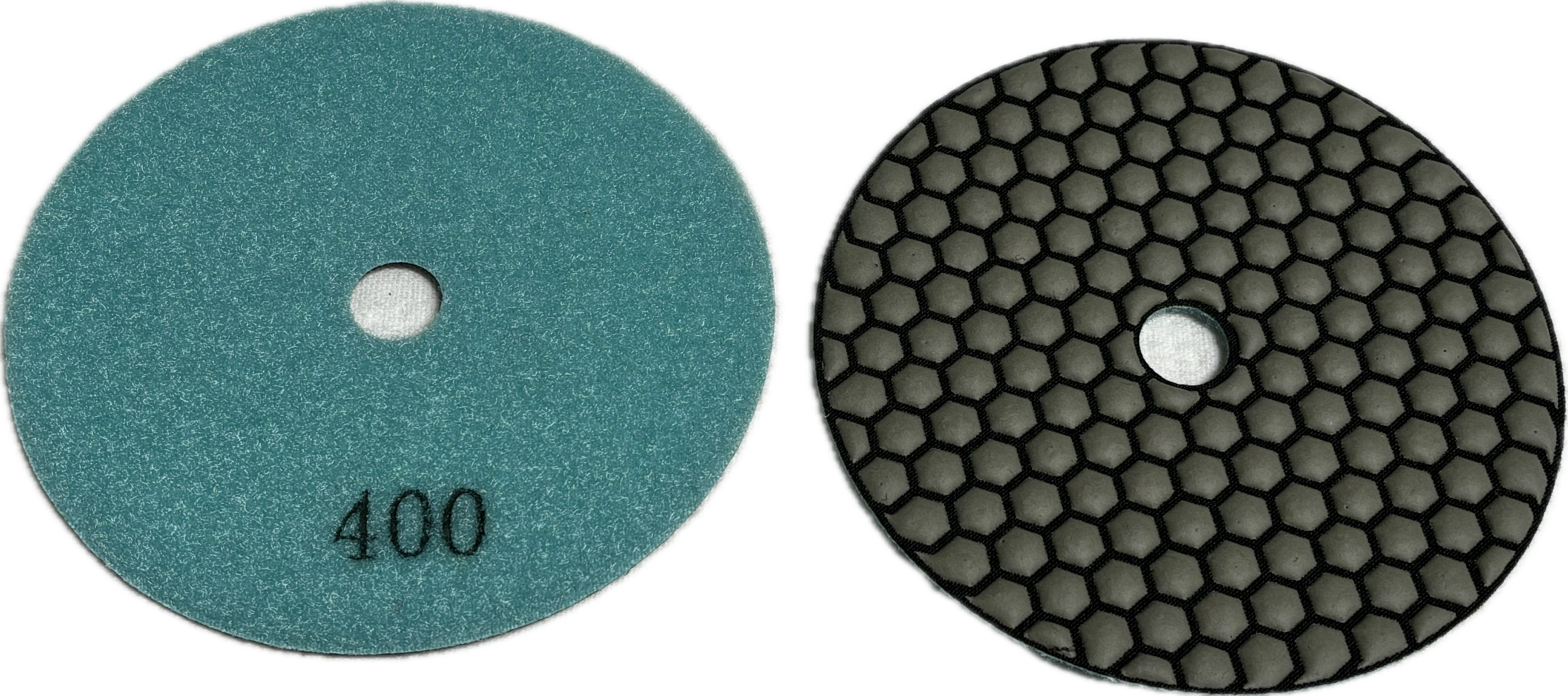 5 - 7 inch Flexible Resin Bond / Honeycomb Dry Polishing Pad