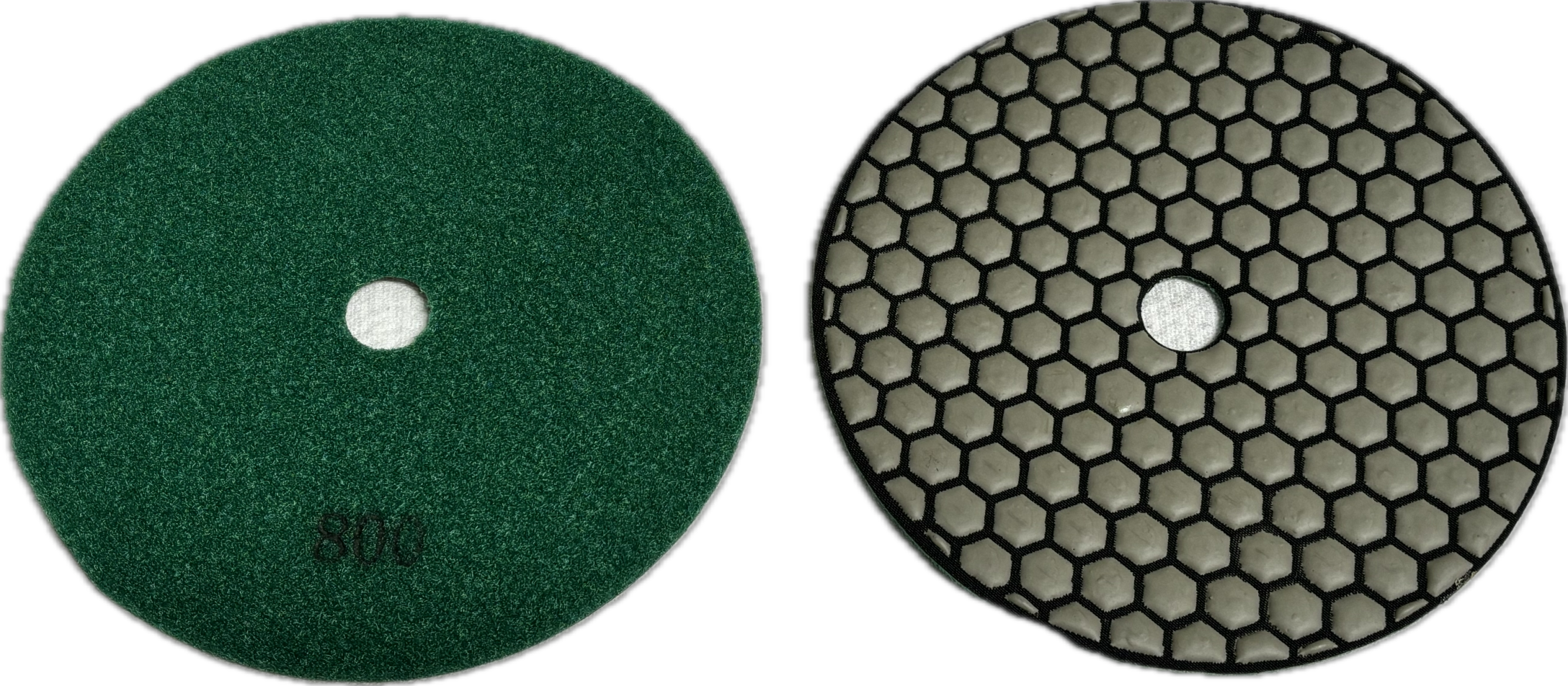 5 - 7 inch Flexible Resin Bond / Honeycomb Dry Polishing Pad