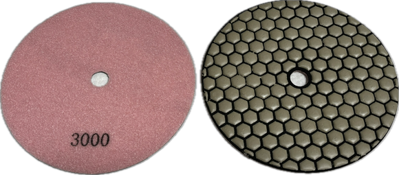 5"~7" Flexible Resin Bond / Honeycomb Dry Polishing Pad