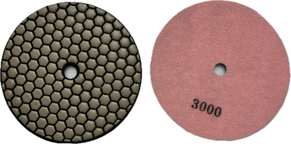 5"~7" Flexible Resin Bond / Honeycomb Dry Polishing Pad