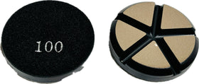 3" Ceramic Resin Polishing Pads With 5 Segment - 0