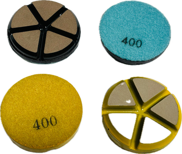 3" Ceramic Resin Polishing Pads With 5 Segment