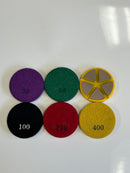 3" Ceramic Resin Polishing Pads With 5 Segment-1