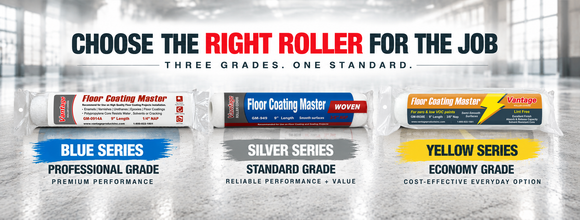 Professional Grade Floor Coating Roller Covers | Vantage Products