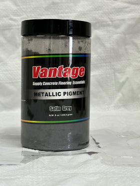 Buy satin-grey Vantage Metallic Pigment - 8 Oz