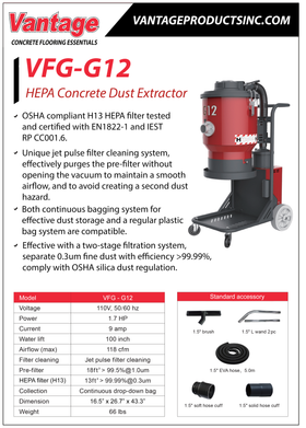 Vantage Red Vacuum VFG-G12 - 0