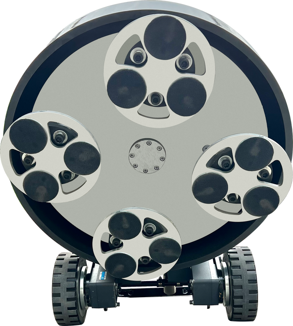 30" Terrazzo Concrete Floor Polisher High Speed Auto Walk Planetary System